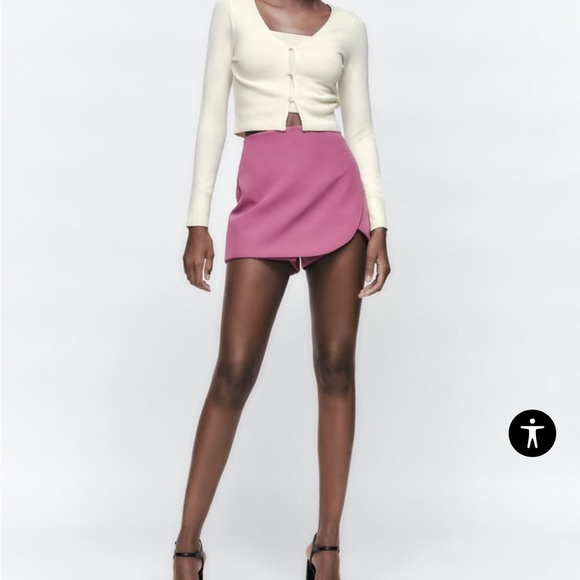 Zara Mauve Skirt - Size M - Picture 1 of 9